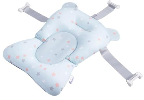 Cojín Para Bebé | Almohada Apoyo Antideslizante Ajustable Para Bañera - Artículos Esenciales Para Recién Nacidos Con Hebillas Y 3 Cintur Seguridad, Para Viajar A Casa