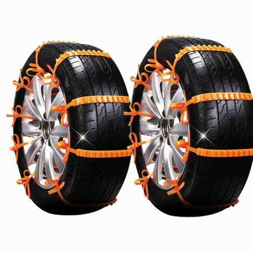 XHCDYGE 20-Stück Schneeketten für BMW X3 E83 2004-2010, Auto Winter Winterreifen Schneeketten Schneereifen Ketten Notfallzugketten ZubehöR