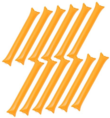 Happyyami 40piezas Animadora Inflable De Plástico Palos Inflables para Fiestas Eventos Deportivos Conciertos Generadores De Ruido Aplausos Recuerdos De Fiestas
