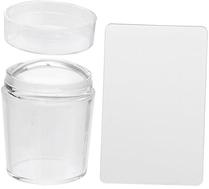 GALPADA da Trasparente Unghie Bianco e Silicone Trasferimento Fai di Design e Accessorio Gelatina Nail Art per Stamping