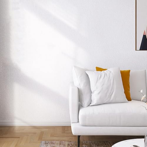 Carta da parati ruvida in lino, pellicola autoadesiva in vinile per mobili, armadi, camere da letto e salotti, carta da contatto rimovibile fai da te per una facile ristrutturazione della casa