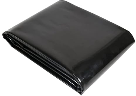 Rivestimento per laghetto da 6 mm, in HDPE, per laghetti naturali, rivestimento rialzato, disponibile nelle misure 30 x 26 m, 4 x 7 m, 6 x 7 m