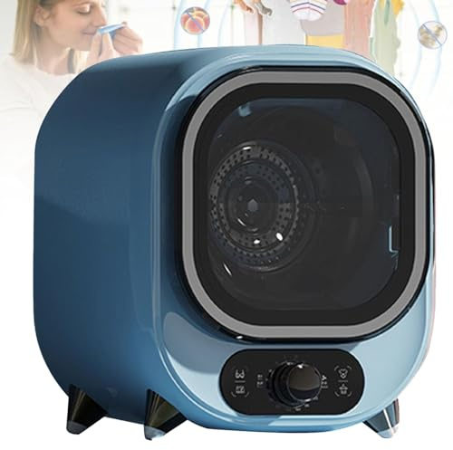 Asciugatrice Piccola, Condensatore Ventilato Da 5 Kg, Mini Asciugatrice Portatile E Compatta, Carico Di 0,8 Kg Risparmio Energetico Ideale Per Piccoli Spazi(Blue)