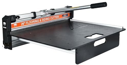 Cortador de suelo profesional de 26 pulgadas, kit de cortador de piso de vinilo para laminado, madera dura de ingeniería, revestimiento, LVT, VCT, SPC, LVP, WPC y tablones de vinilo (KC660)