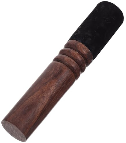 GOOHOCHY Mazo para Cuenco Tibetano de Madera de Melocotón 6 Varilla de Golpeo para Instrumentos de Percusión Cuenco Sonoro y Meditación