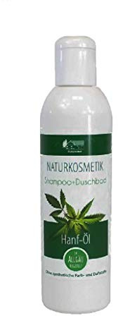 Hanf-Öl Shampoo + Duschbad vom Pullach Hof Naturkosmetik (250 ml)