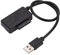 ZCSXK 5 External SSD Storage Converter | Optical Drive Adapter Cable Support Hot Swap, Plug And - USB2.0 Conversion Cable For 6p+7p Notebook Second-generation Optical Drive