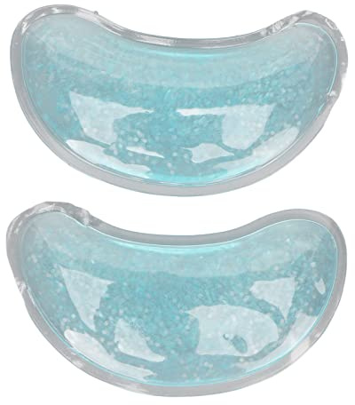 Almohadilla de Gel de Hielo para Ojos, Paquete de Ojos de Gel de Hielo Reutilizable, Almohadilla de Gel de Compresa Fría y Caliente, Almohadilla de Gel de Enfriamiento para Ojos,