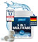 AGUALEVE® 5 in 1 Chlor Multitabs 200g langsamlöslich 1kg *NEU* | für Pools jeder Art ab 25.000 Liter Wasser | Desinfektion, Algenschutz, Flockung, pH-Stabilisierung & Klareffekt | Made in Germany
