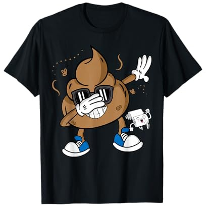 Cute dabbing Poop Tee - Funny I pooped today T-Shirt