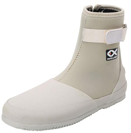 Duck and Fish Neoprene Beige Flat Wading Shoe (US 11)