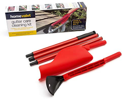 Gutter Cleaner Extendable Industrial Valet Gutter Care Cleaning Tool To Remove Leaf Moss Includes Grabber & Scoop