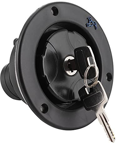 Tappo del Serbatoio,Bocchettone Acqua Camper,Serbatoio Carburante per camper Caravan, con 2 Chiavi,Ingresso Acqua per Camper e Rimorchi,Tappo di Riempimento dell'Acqua per Caravan