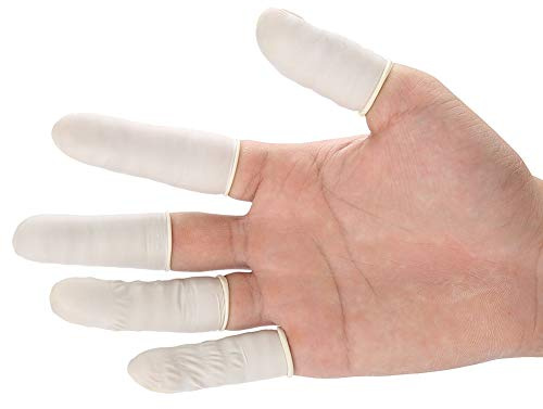 100 Uds. Fundas De Látex Para Dedos, Herramienta De Reparación De Relojes Para Pintar Uñas, Reparación De Componentes Eléctricos