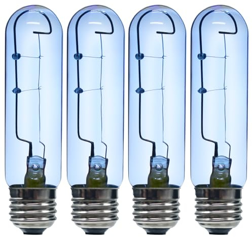 Parzuozenney 7006999 Blue Glass Lamp Bulb Replacement for E26 40W Freezer Refrigerator Light Bulb Compatible Sub-Zero Refrigerator - 2-Year Warranty(4 Pack)