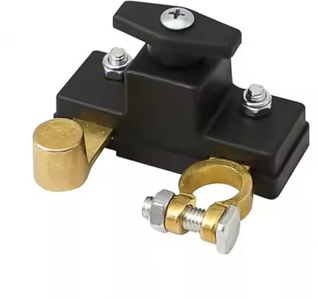 SIXHAOBU Interruptor de corte de batería de coche de cobre puro, Aislador automático de baterías, interruptor de desconexión de alta conductividad para coches, camiones, barcos o autocaravanas