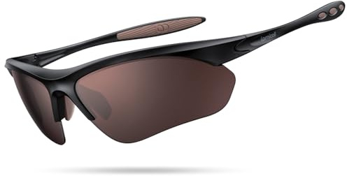 Lamicall 2026 Polarized Sports Sunglasses for Men Women - [22g Ultra-Light] UV400 Protection Glasses for Cycling Driving Running Golf Hiking Ski with TR90 Frame, Adjustable Nose Pad & Bendable Temples