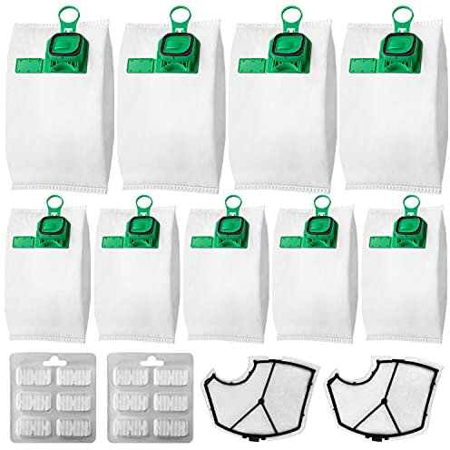 10 Sacchetti per folletto vk140 vk150 con 2 Filtri