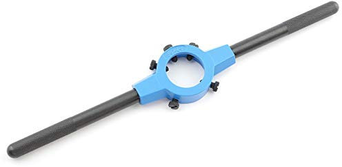 GSR Silver Schneideisenhalter (38 x 14) DIN EN 22568 (DIN 223), Zinkdruckguss, Rändelung der Griffe für bessere Griffigkeit, Aufnahme von runden Schneideisen, Haltewerkzeug