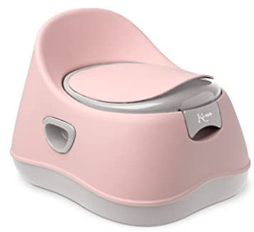 Kiokids Vasino Infantile Con Coperchio Rosa E Grigio