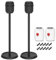 Heavy Duty Speaker Stand Compatible with Homepod 1 and Homepod 2 Stand Floor Speaker Stands for for Homepod Stand 1st & 2nd Generation Easy to Install, 2 Pack-Black