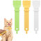 Cat Treat Spoon,3 Pcs Happy Cat Strip Feeder,Squeeze Multi Kitty Food Feeder, for Wet Food Lickable Pet Feeding Spoon for Kitty Liquid Snacks Treat Squeeze Up