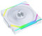 Lian Li UNI FAN SL Wireless PC Fan 120mm RGB – Gaming PC Fan White | PWM Fan - 40 ARGB LEDs - up to 2,000 RPM - Slot-in System - High Airflow - Low Vibration - Quiet