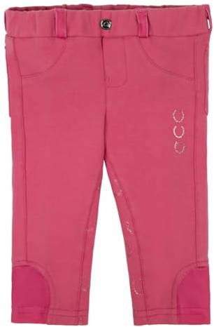 NETPROSHOP Baby und Kinder Reithose Jaily Vollbesatz Pink mit Einhorn oder mit Smiley Gr. 56-104, Kindergroesse:68, Farbe:Pink