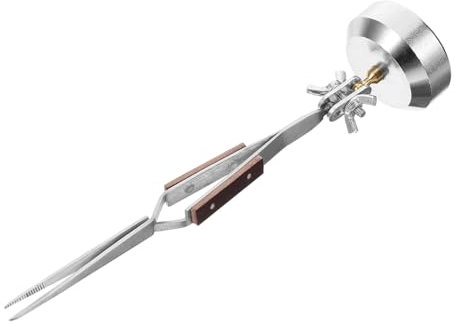 Veemoon Clip di rimbalzo Saldatura degli strumenti di terza mano strumento di saldatura di terza mano pinzetta per saldatura pinzette per saldatura pinzette di gioielli acciaio al carbonio