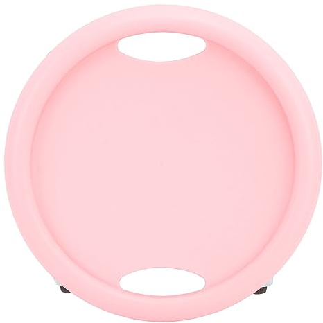 Bamjour Magträningsbräda, Unisex Magträningsskateboard 4 Rullar 360 Grader Multifunktionell Magträningsbräda med för bröst-, rygg- och Benträning (Rosa)