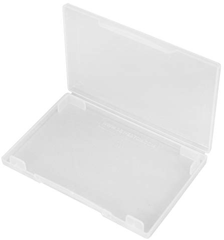 WestonBoxes Business Card Wallet, Hinged Clip Lid, Holds 15 BCB's