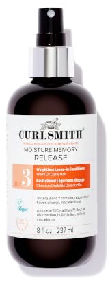 Curlsmith Moisture Memory Release Leave-In Conditioner Item Highlights: Lightweight Leave-In Conditioner, Curls, All Curl Types, Vegan