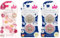 NIP Cherry & Cherry Night Schnuller Set 6 Stück (2 x Day Bordeaux-Lila + 4 x Night Girl mix) // Gr.1 // Naturlatex, 6 Farben