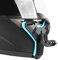 D&F Motorradhelm Vordere Kinn Halterung Halter Helm Strap Mount für DJI Osmo Action,GoPro Hero 11/10/9 /8/7/6/5/4/3,YI Action Kamera