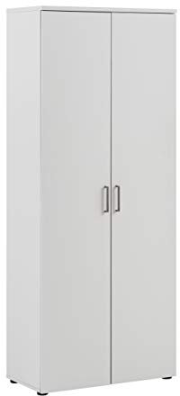 Möbelpartner Aktenschrank Denver, 701492, Lichtgrau, ca. 80,2 x 41 x 199,7 cm