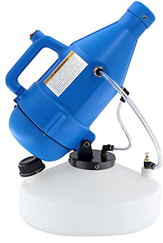 BriSunshine 4.5L ULV Pulverizador Nebulizador Eléctrico,1400W Portatil Fogger Máquina de Desinfección 8-10m Distancia de Pulverización para la Jardin Escuela Hotel Hospital