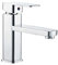 SOLVEX Rubinetto per Lavabo,Quadrato Miscelatore Monocomando Lavabo Bagno in Acciaio Inox,Fredda e Calda Regolabile,SP-10041