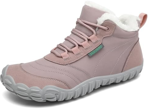 SAGUARO Stivaletti Invernali Donna Scarpe Neve Scarponcini Invernali Stivaletto con pelo Caldo Stivali Neve Rosa,EU Gr.36