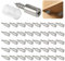 Regalbodenträger Bodenträger,40 Stück 7mm Regalbodenhalter Regalstifte mit Gummischutz Selbstschneidend Integrierte Schraubenlaminathalterung Einlegeboden Halter für Möbel,Schränke Tragfähigkeit 20kg