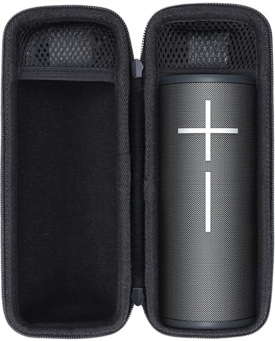 Lebakort Hart Tasche Hülle Etui für Ultimate Ears Boom 4 /Boom 3 wasserdichter Bluetooth-Lautsprecher (Schwarz)