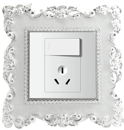 Cache Prise Murale,Couvre Prises | Protection contour de prise électrique murale,Protecteur de prise, couvercle de prise électrique, de couverture de prise de lumière, couvercle de prise de sortie