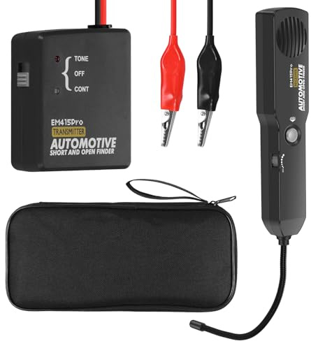 Automotive Electrical Short Open Finder Circuit Tester Tracer for Em415pro,Wire Breaker Finder Detector Probe, Car Circuit Scanner Diagnostic Tool,Cable Fault Locator,DC 6-42V Adjustable for Car Truck