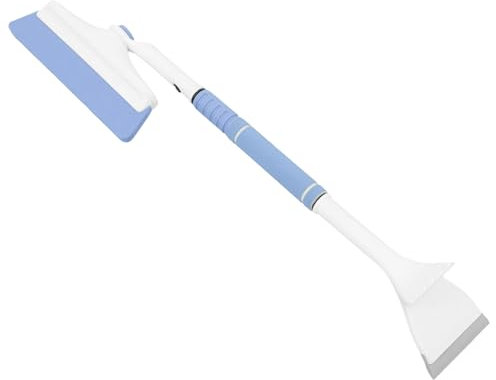 Abaodam Raschiaghiaccio per Parabrezza Auto Spazzola per Neve Testa in Spugna Girevole Tergivetro Estensibile per Auto e Camion Rimozione Neve e Ghiaccio Invernale