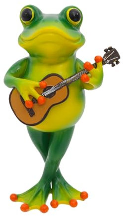 Decorazione A Forma Di Rana Da Giardino - Statua Da Esterno Per Giardino | Divertente Statuetta A Forma Di Rana Per Giardino, E Portico | Statua In Resina Resistente Alle Intemperie | Idea Decor