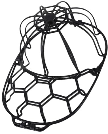 Jaula de lavado de gorra de béisbol, limpiador estable para lavadora, estructura antideformación para el hogar, viajes, camping, accesorios prácticos para niños y adultos, mantiene las tapas limpias
