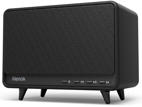 RIENOK Cassa Bluetooth Potente 40W Senza Fili Altoparlante Bluetooth Casa