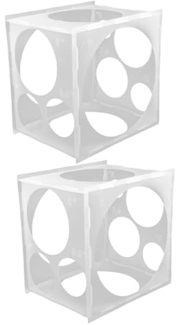 HOODANCOS Boîte de Mesure pour Ballons en Pvc Réutilisable Calibreur de Ballons Léger et Précis 2 Pièces Outil pour Fêtes et Décorations