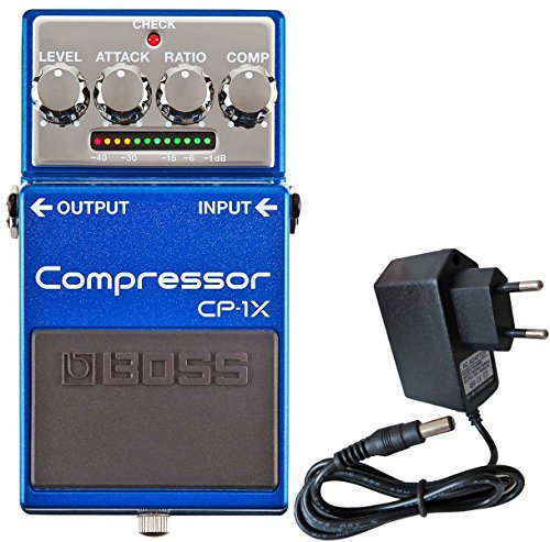 Boss CP-1X Kompressor Effektgerät für Gitarre + keepdrum Netzteil 9V