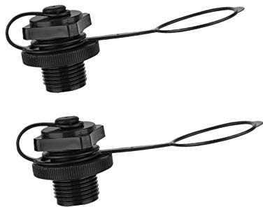 Schlauchboot Ventil 23Mm,Tbest 1 Stücke Schlauchboot-Luftventil,Schwarzes Plastik-Schlauchboot-Ersatzluftventil Ersatz Schraube Luftventil 22.9Mm Kaliber Für -Schlauchboot