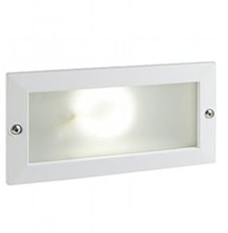 Lampada Segna Passo Rettangolare da Incasso a Parete a LED 10W 3000K Sovil Bianco